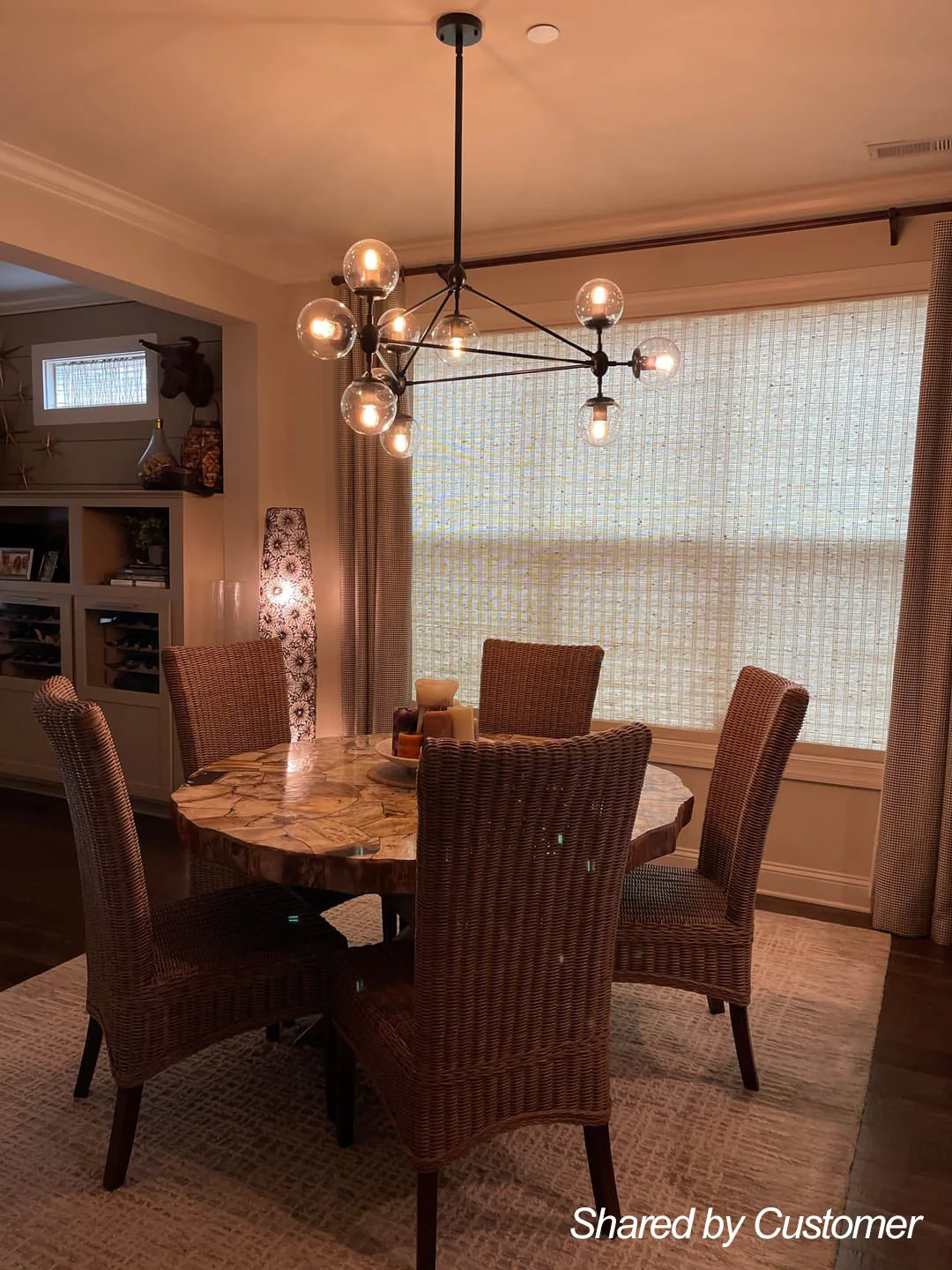 Modern Statement Geometric Chandelier - Image 5