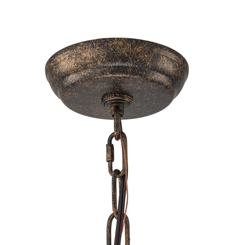 Moroccan Glam Vintage Crystal Drum Lantern Pendant - Image 13