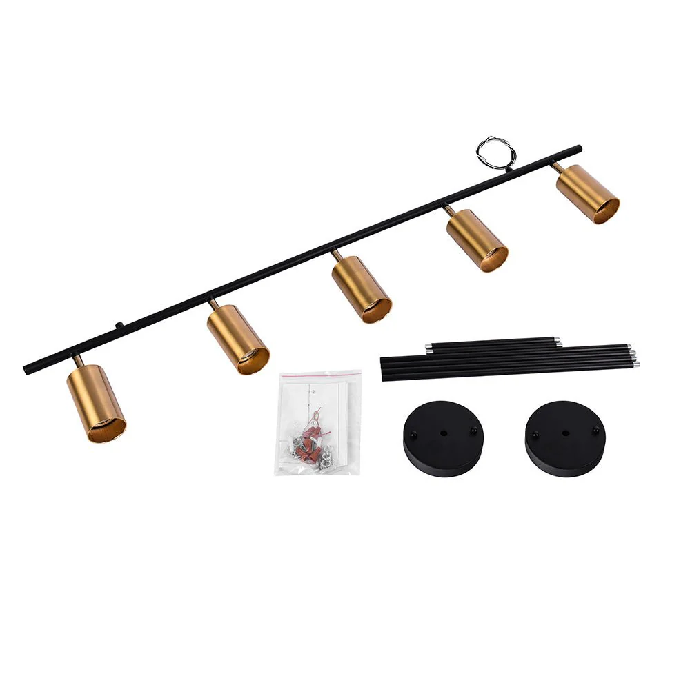 (OpenBox) Modern 5-Light Linear Semi Flush Track Light - Image 18