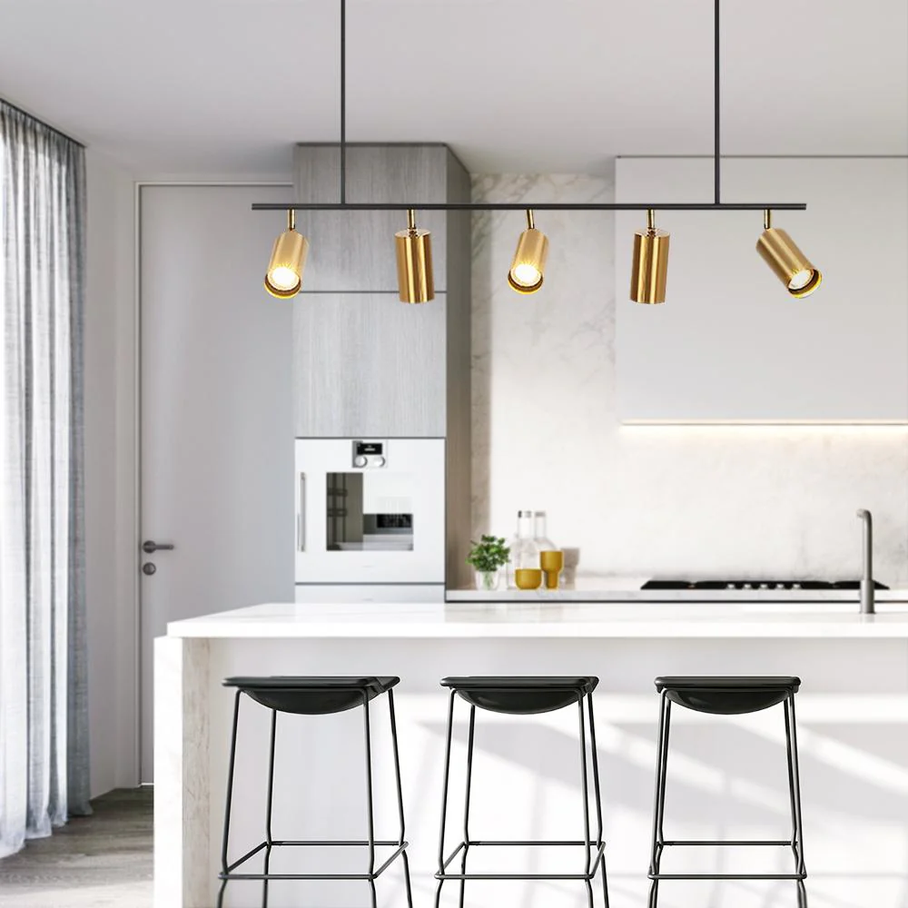 (OpenBox) Modern 5-Light Linear Semi Flush Track Light - Image 5