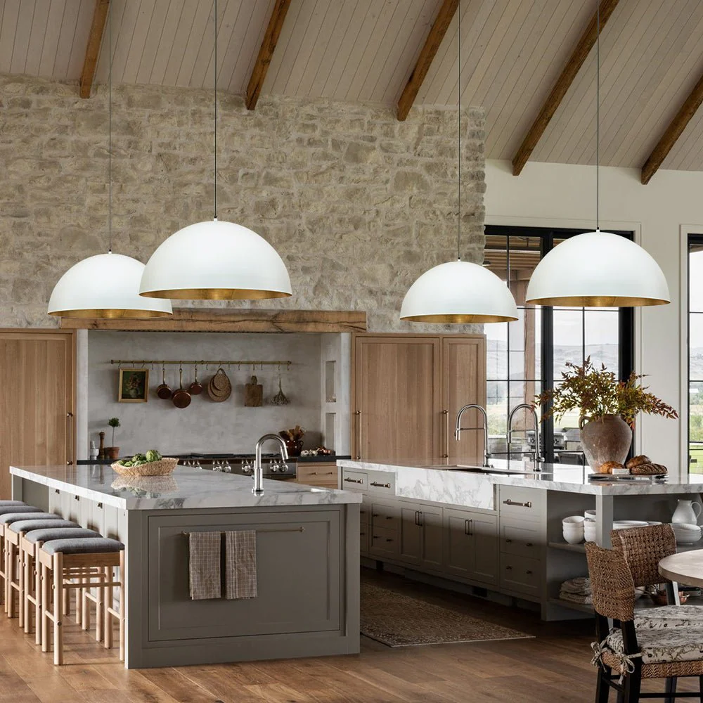 (OpenBox) Oversized Metal Dome Pendant Light - Image 10