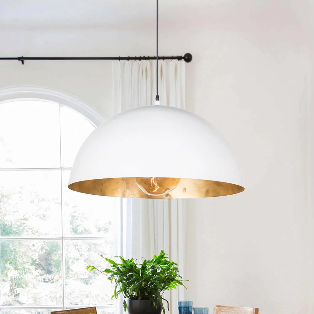 (OpenBox) Oversized Metal Dome Pendant Light - Image 13