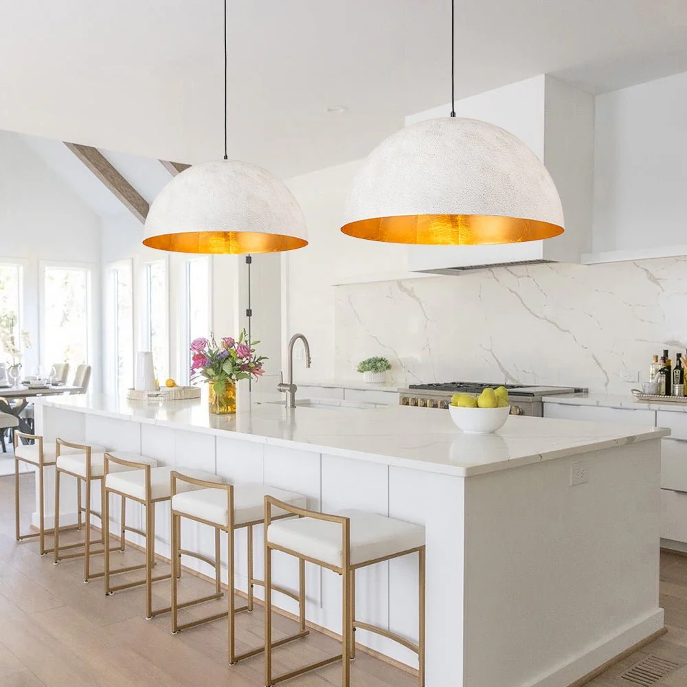 (OpenBox) Oversized Metal Dome Pendant Light - Image 18