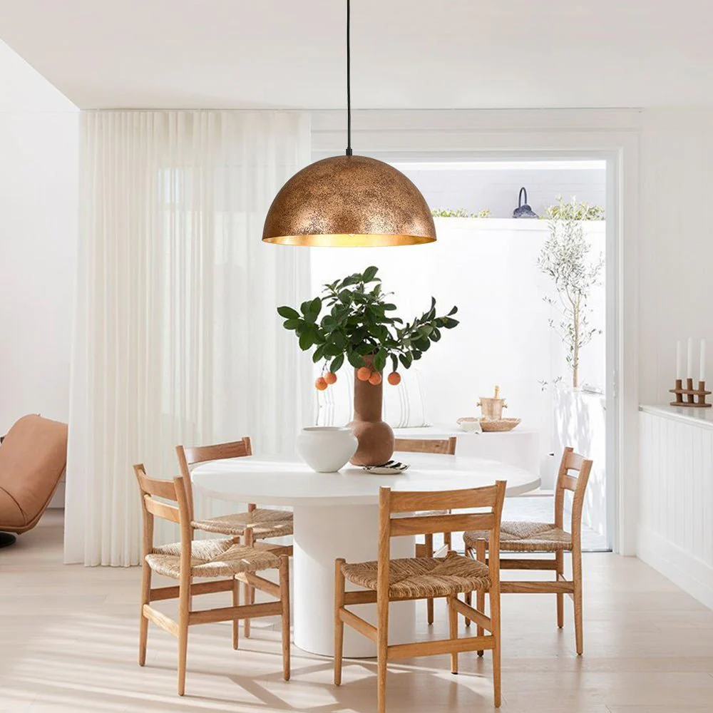 (OpenBox) Oversized Metal Dome Pendant Light - Image 20