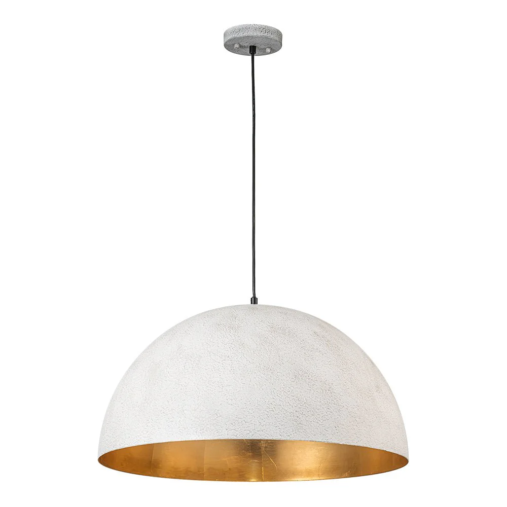 (OpenBox) Oversized Metal Dome Pendant Light - Image 32