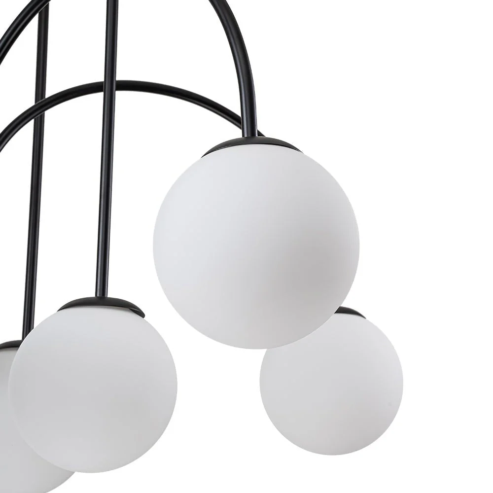 (OpenBox) 10-Light Frosted Glass Globe Bubble Chandelier - Image 14