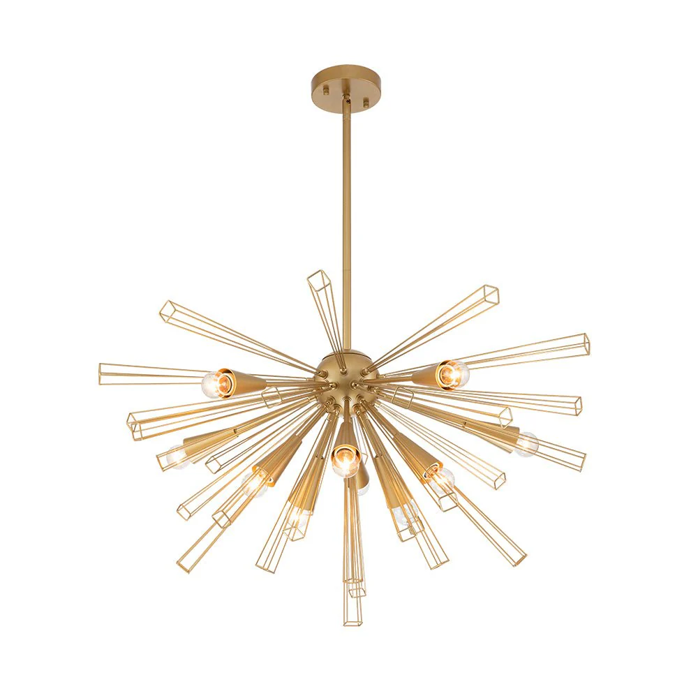 (OpenBox) 10-Light Geometric Sputnik Sunburst Chandelier - Image 10