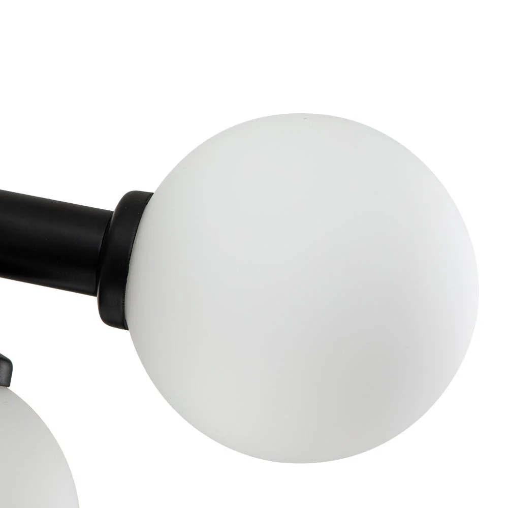 (OpenBox) 16-Light Milky White Glass Globe Linear Sputnik Chandelier - Image 12
