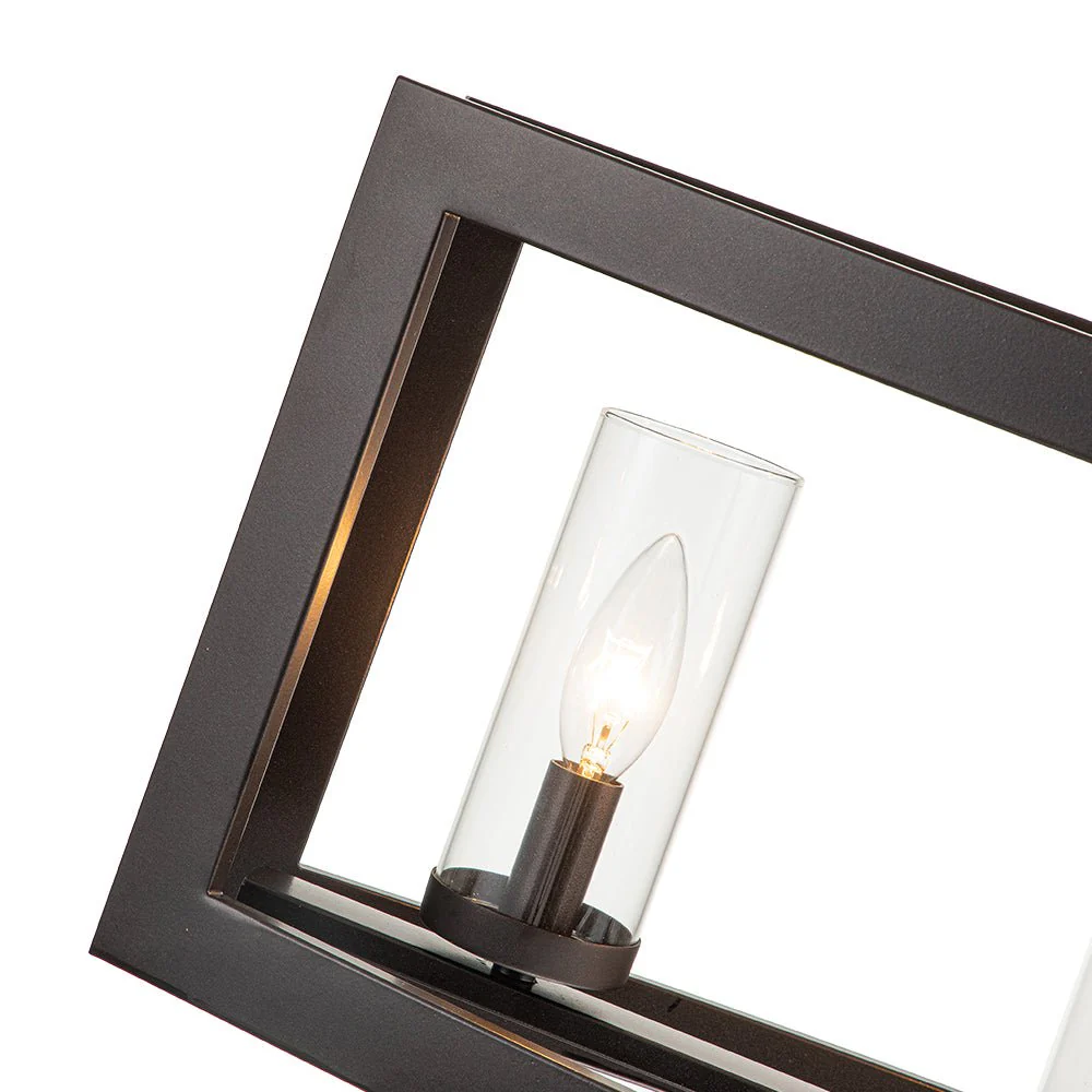 (OpenBox) 5-Light Curved Rectangle Frame Island Chandelier - Image 11