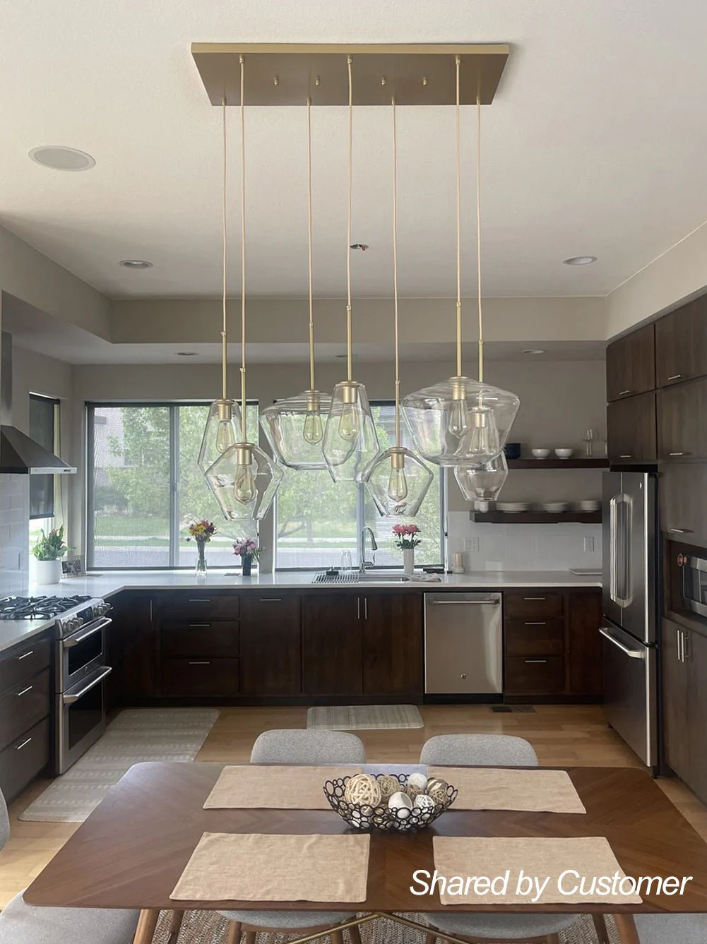 (OpenBox) 7-light Cluster Kitchen Island Pendant Lighting - Image 2