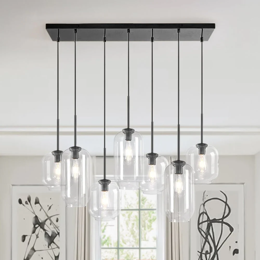 (OpenBox) 7-light Kitchen Island Cluster Pendant Chandelier - Image 2