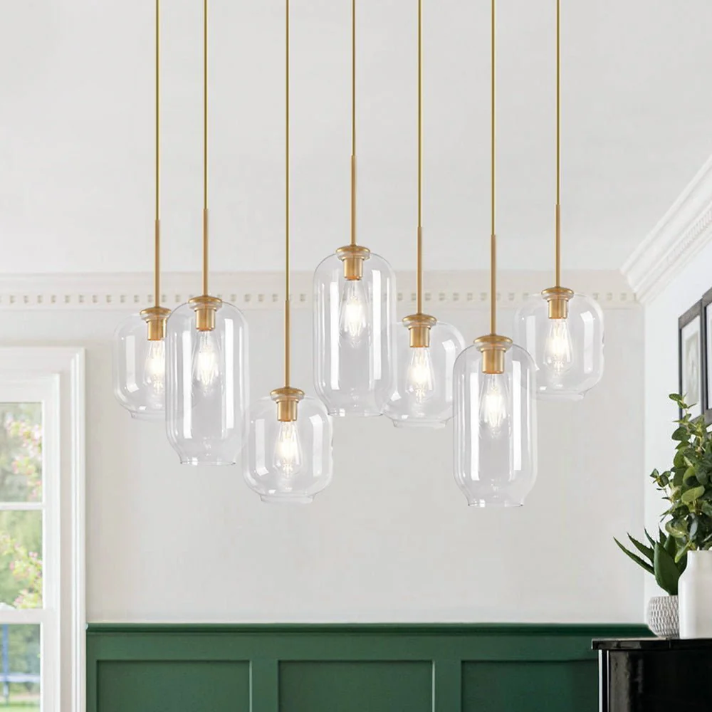 (OpenBox) 7-light Kitchen Island Cluster Pendant Chandelier - Image 5