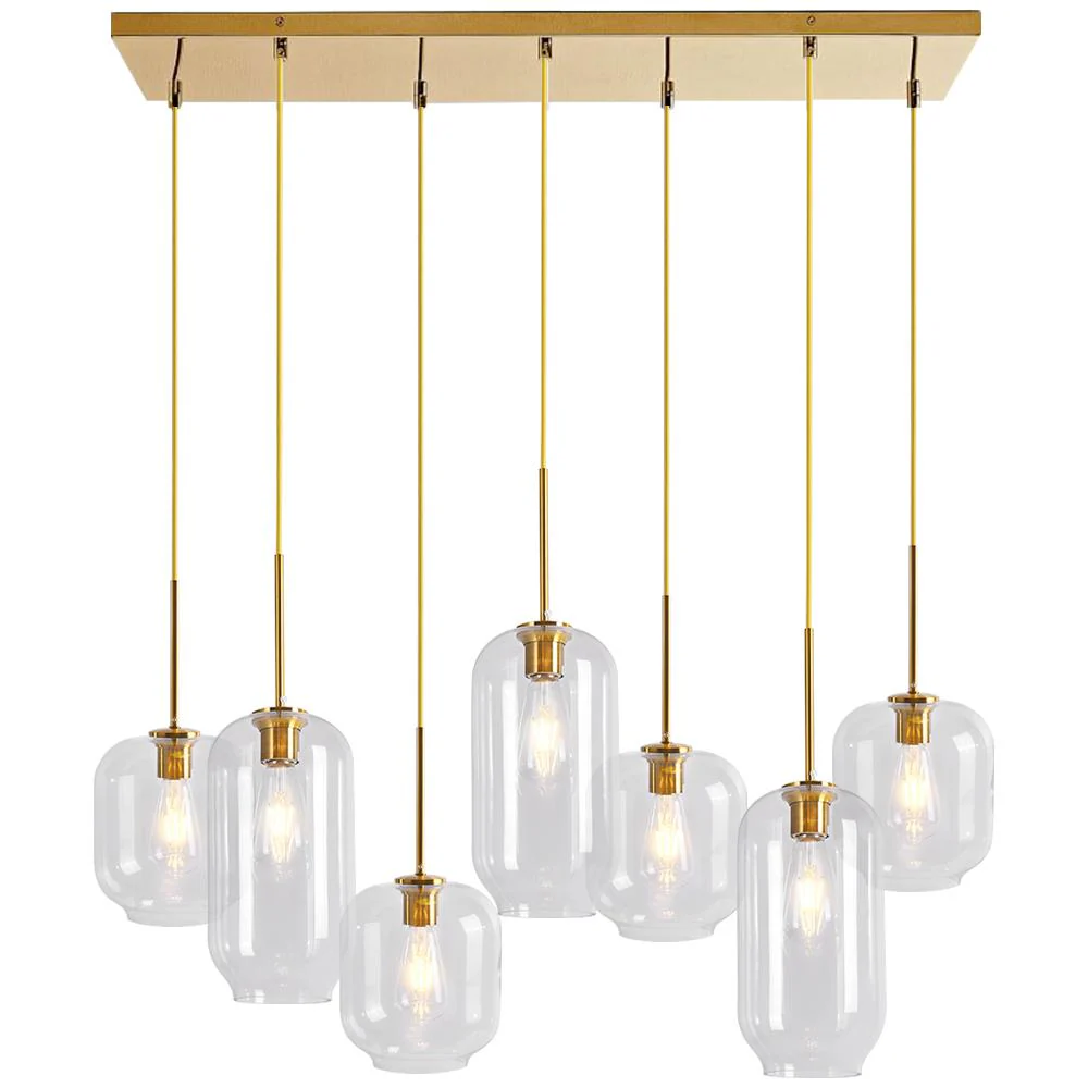 (OpenBox) 7-light Kitchen Island Cluster Pendant Chandelier - Image 8