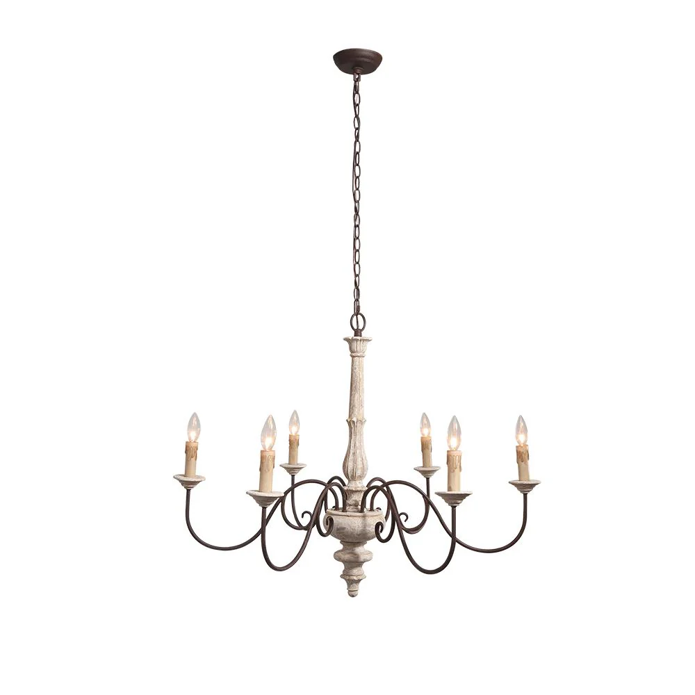 Candle Style Shabby Chic Chandelier - Image 3