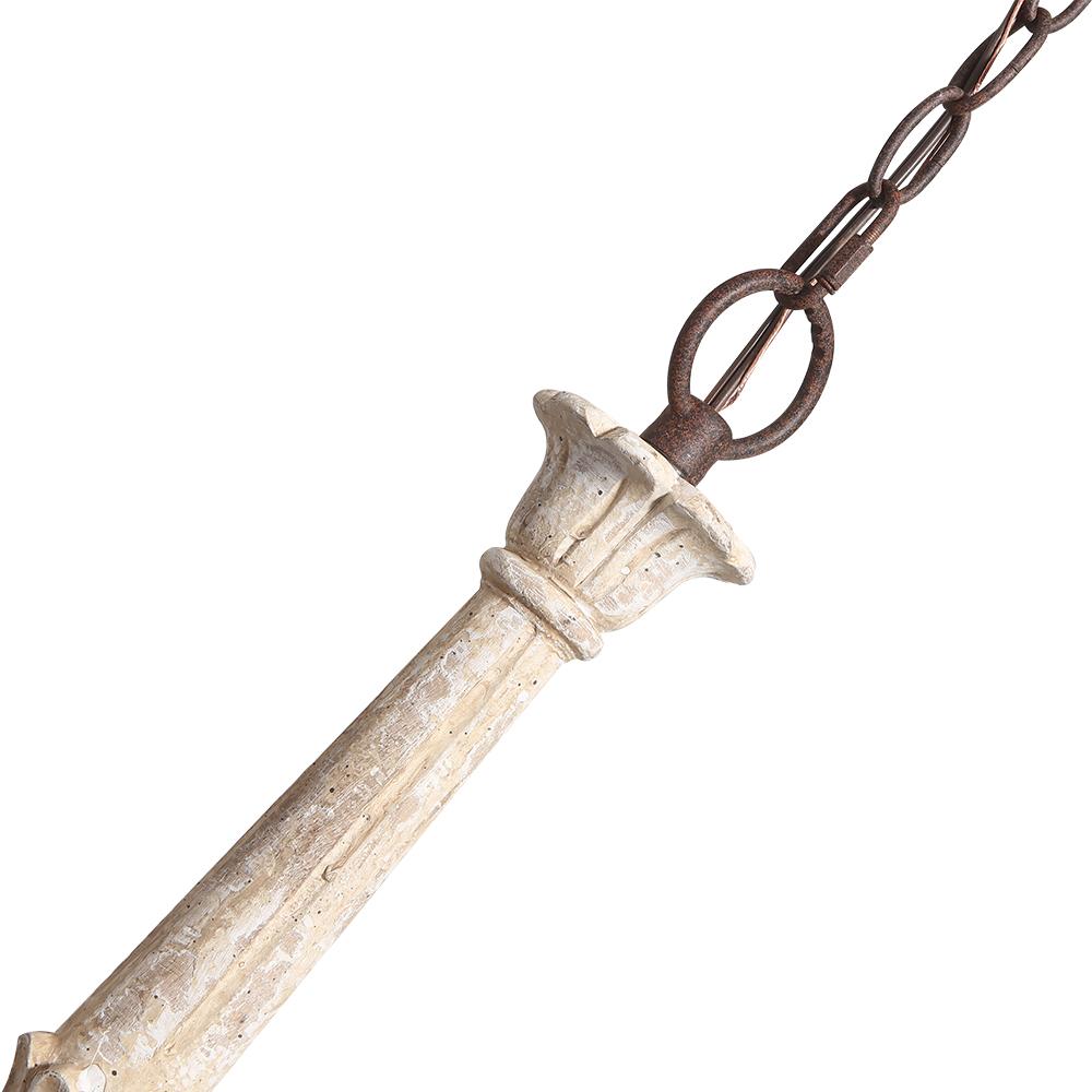 Candle Style Shabby Chic Chandelier - Image 6