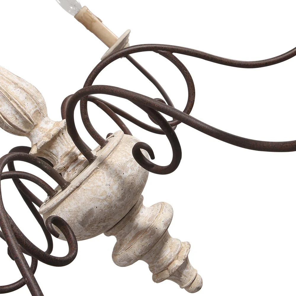 Candle Style Shabby Chic Chandelier - Image 7