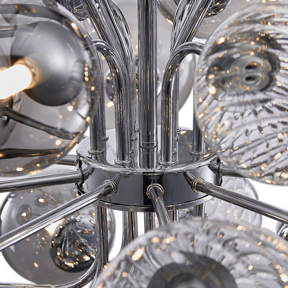 (OpenBox) Cluster Glass Globe Bubble Chandelier 23.6"/31.5" Wide Large Chandelier - Image 12