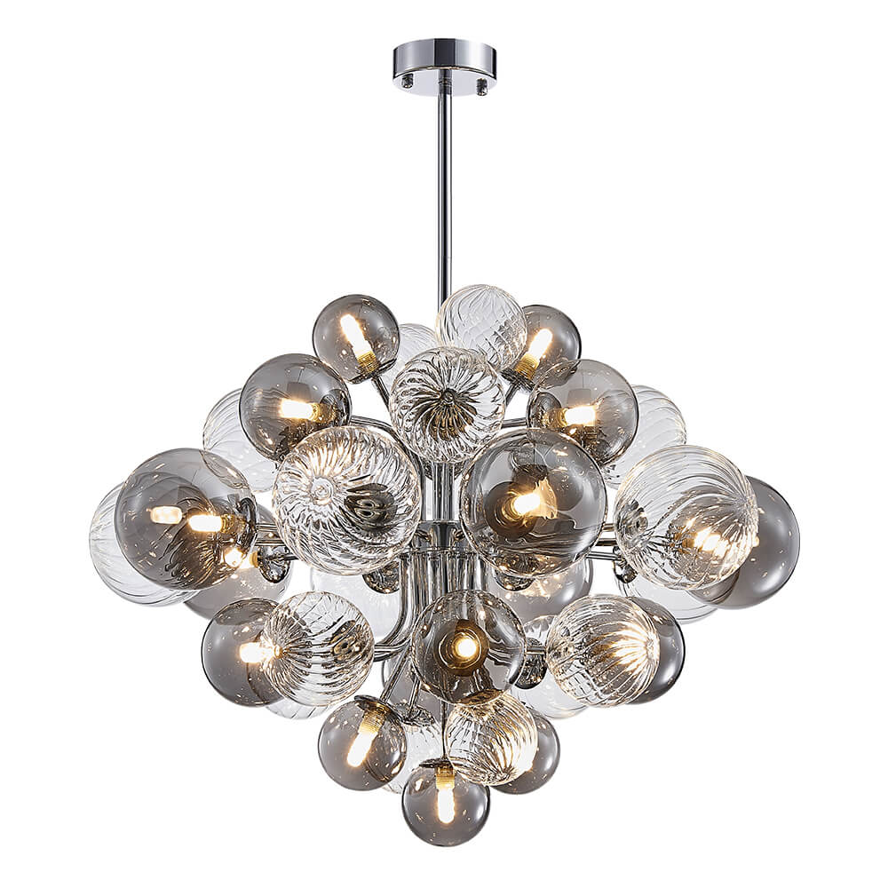 (OpenBox) Cluster Glass Globe Bubble Chandelier 23.6"/31.5" Wide Large Chandelier - Image 9