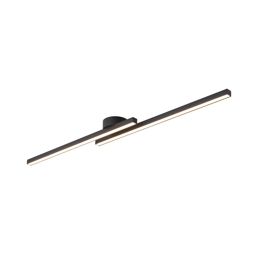 Dimmable 2-Light Long Strip Linear LED Flush Mount - Image 19