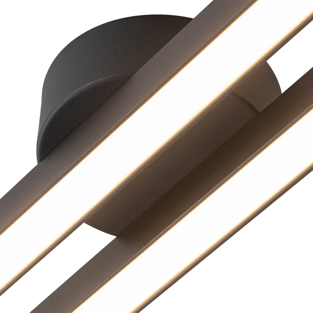 (OpenBox) Dimmable 2-Light Long Strip Linear LED Flush Mount - Image 26