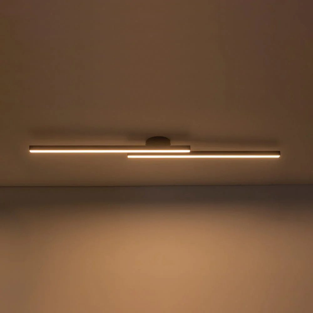 Dimmable 2-Light Long Strip Linear LED Flush Mount - Image 24