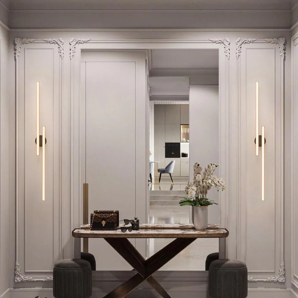 Dimmable 2-Light Long Strip Linear LED Flush Mount - Image 3