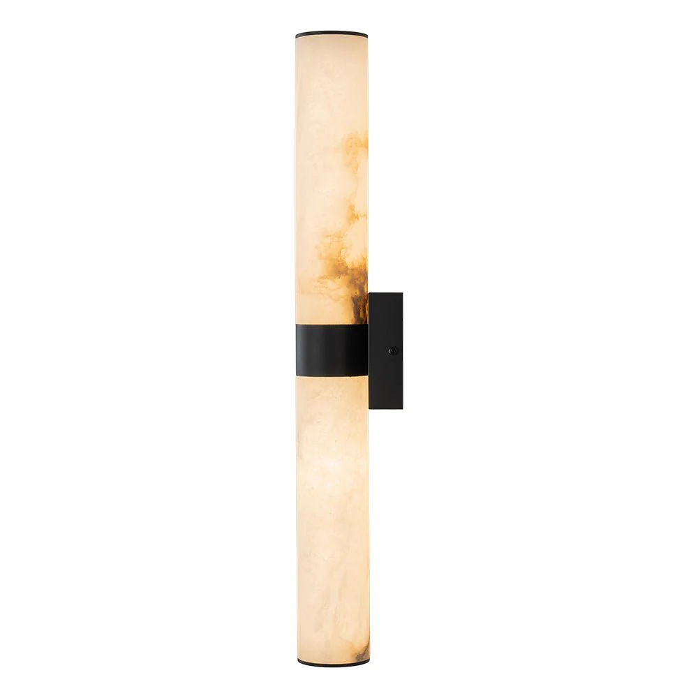 Dimmable LED Marble Tube Linear Bathroom Wall Sconce - Image 10