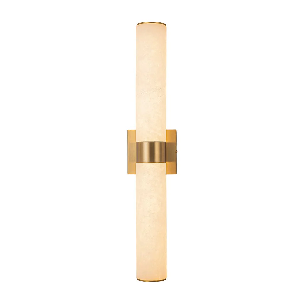 Dimmable LED Marble Tube Linear Bathroom Wall Sconce - Image 21