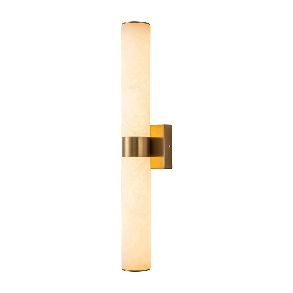 Dimmable LED Marble Tube Linear Bathroom Wall Sconce - Image 23