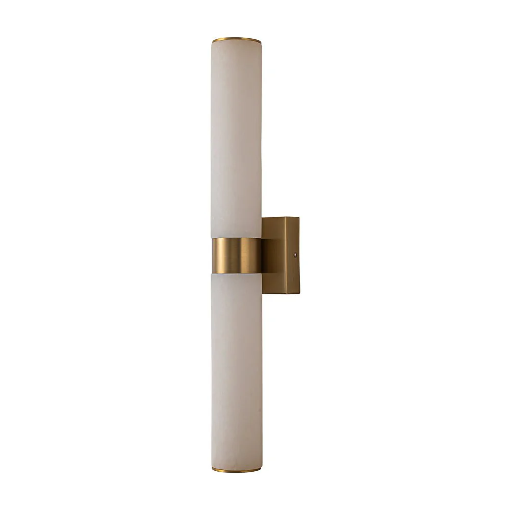 Dimmable LED Marble Tube Linear Bathroom Wall Sconce - Image 24