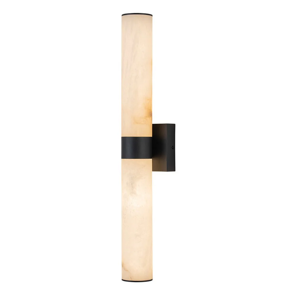 Dimmable LED Marble Tube Linear Bathroom Wall Sconce - Image 6