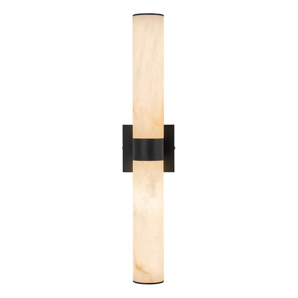 Dimmable LED Marble Tube Linear Bathroom Wall Sconce - Image 8