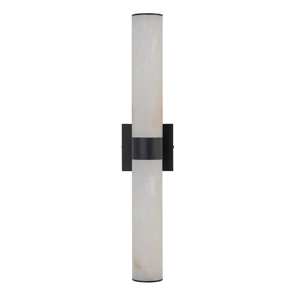 Dimmable LED Marble Tube Linear Bathroom Wall Sconce - Image 9