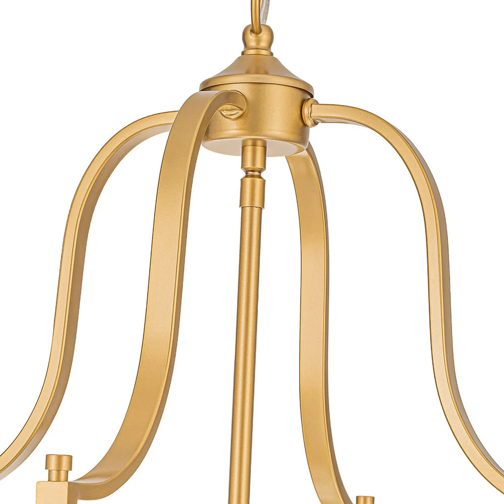 (OpenBox) Farmhouse Wide Clear Glass Cylinder Cage Pendant - Image 28