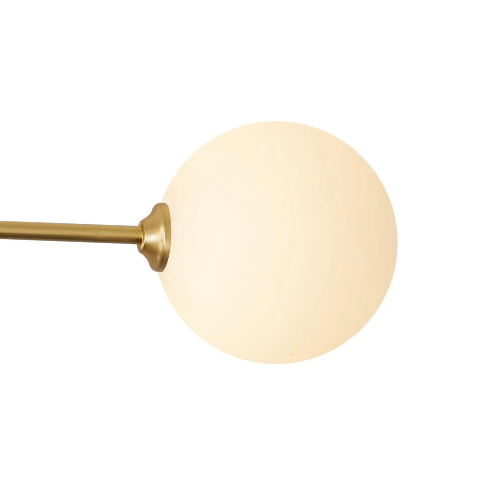 (OpenBox) Frosted Bubble Linear Sputnik Semi Flush Mount - Image 8