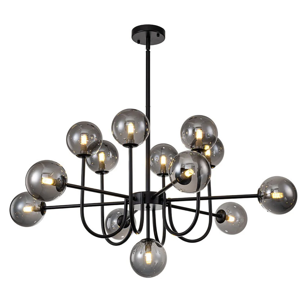 (OpenBox) Glam 13-Light Sputnik Glass Globe Bubble Chandelier - Image 11