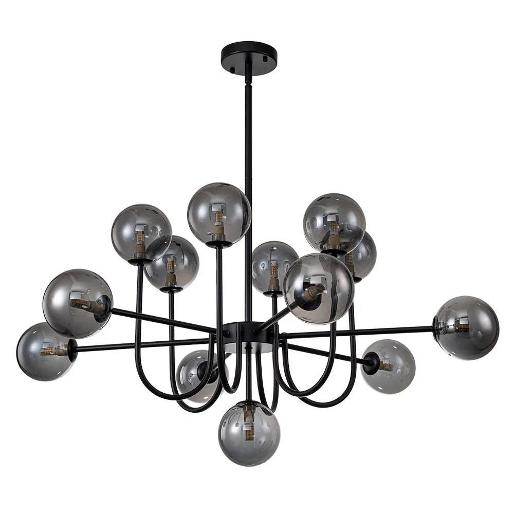 (OpenBox) Glam 13-Light Sputnik Glass Globe Bubble Chandelier - Image 12