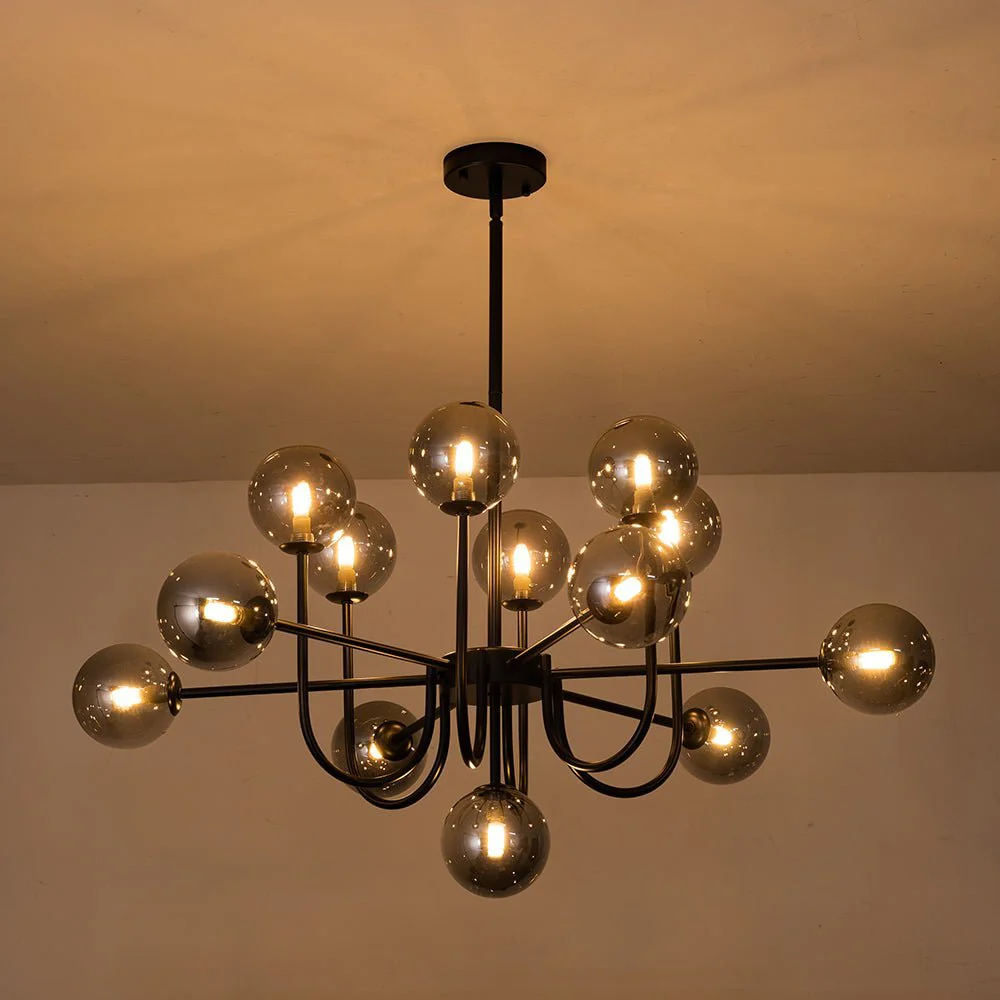 (OpenBox) Glam 13-Light Sputnik Glass Globe Bubble Chandelier - Image 13