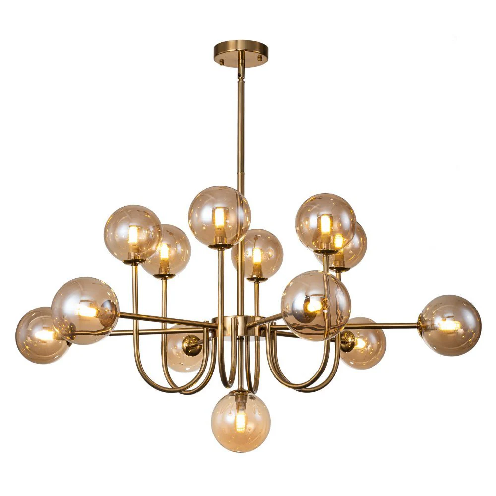 (OpenBox) Glam 13-Light Sputnik Glass Globe Bubble Chandelier - Image 5