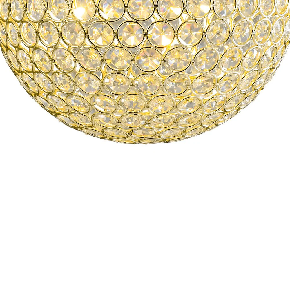 Glam Jewel Polished Gold Crystal Globe Chandelier - Image 18