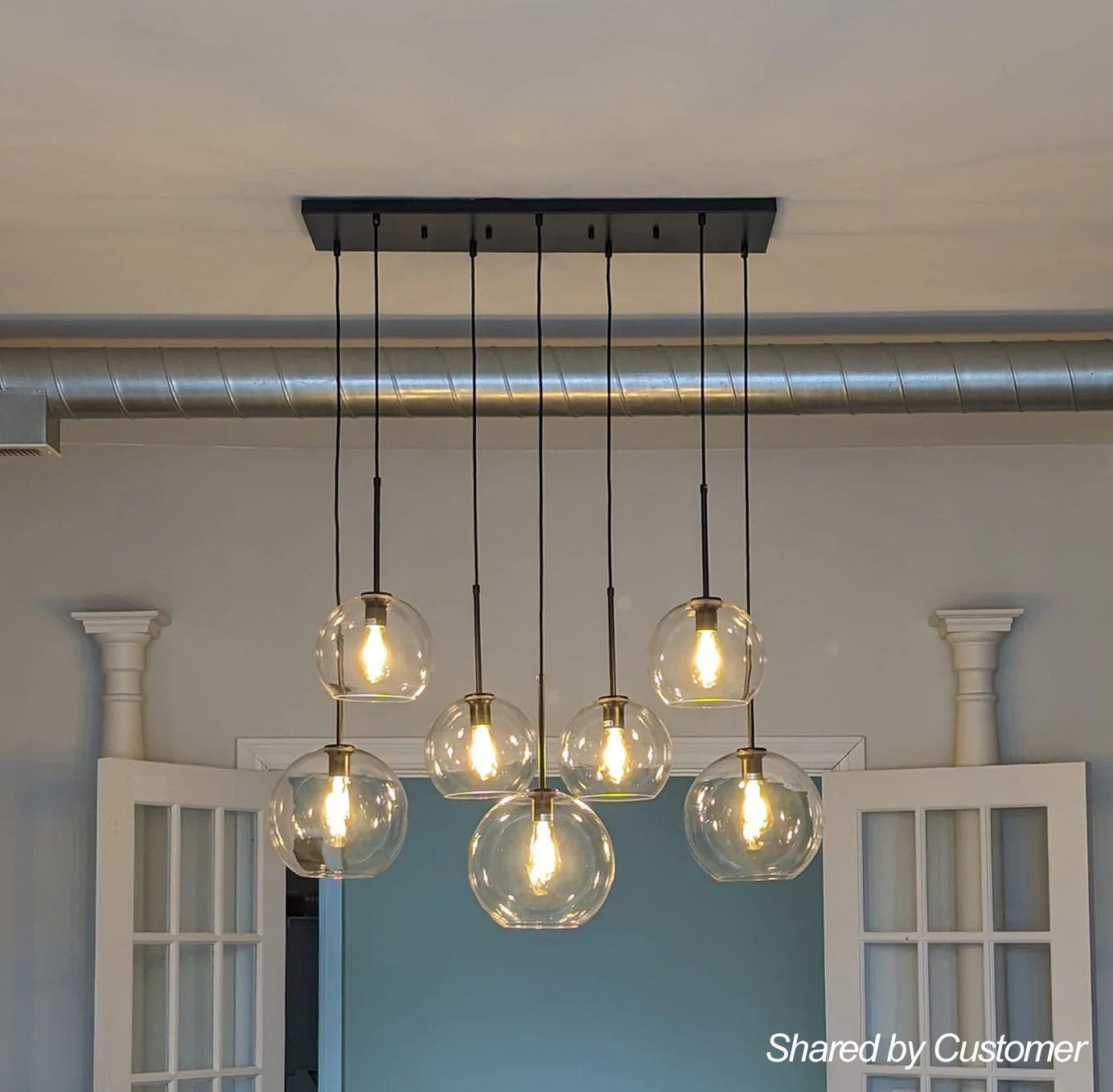 (OpenBox) Globe Cluster Kitchen Island Pendant Light - Image 5