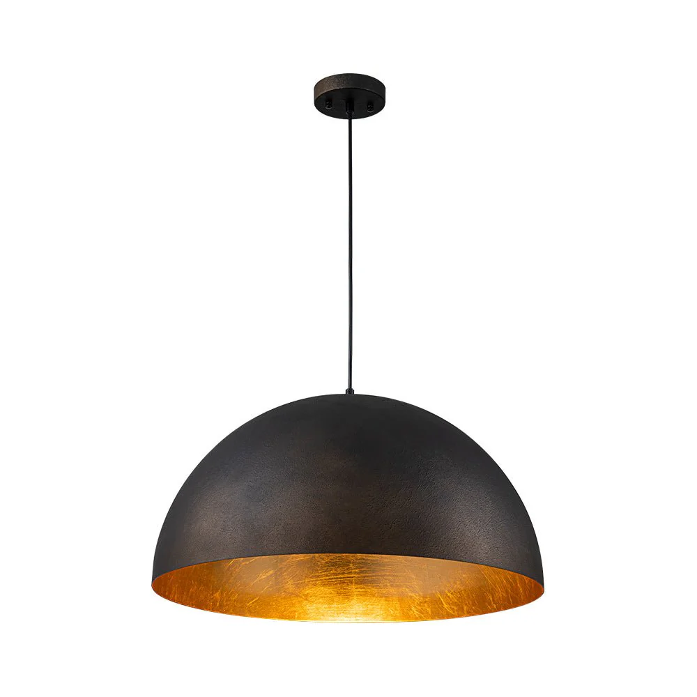 Industrial Oversized Large Metal Dome Pendant Light - Image 18