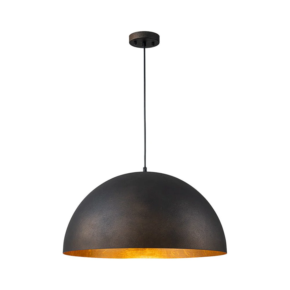 Industrial Oversized Large Metal Dome Pendant Light - Image 19