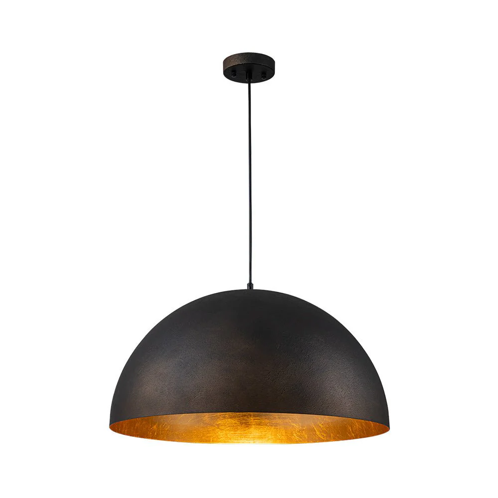 Industrial Oversized Large Metal Dome Pendant Light - Image 20