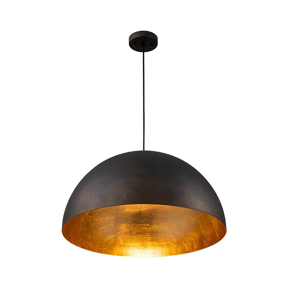 Industrial Oversized Large Metal Dome Pendant Light - Image 22