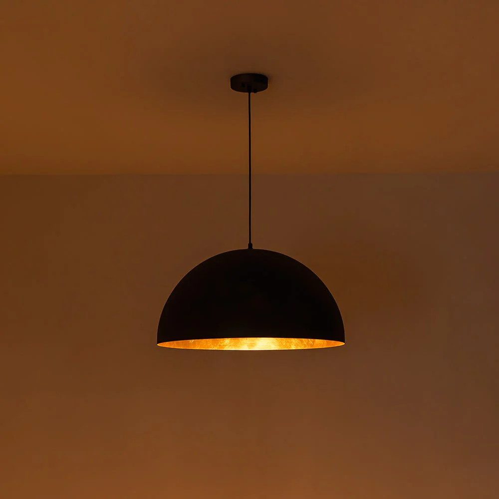 Industrial Oversized Large Metal Dome Pendant Light - Image 23