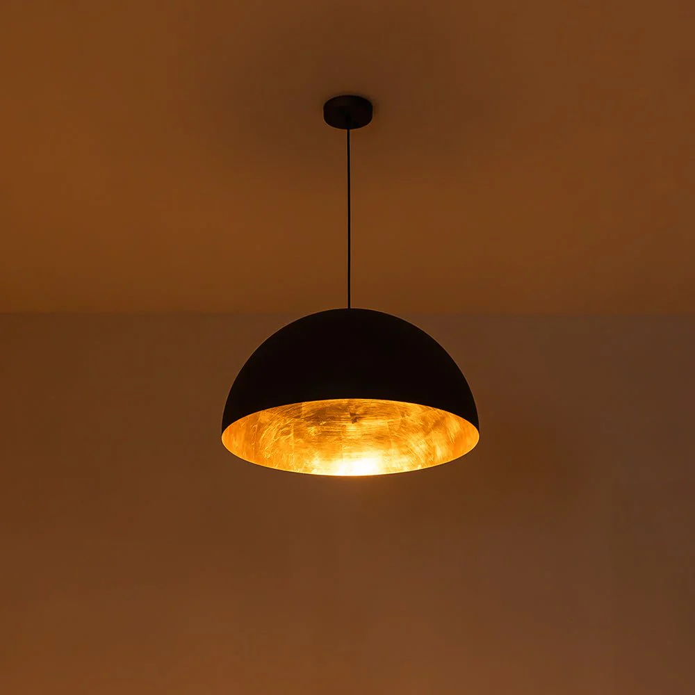 Industrial Oversized Large Metal Dome Pendant Light - Image 24