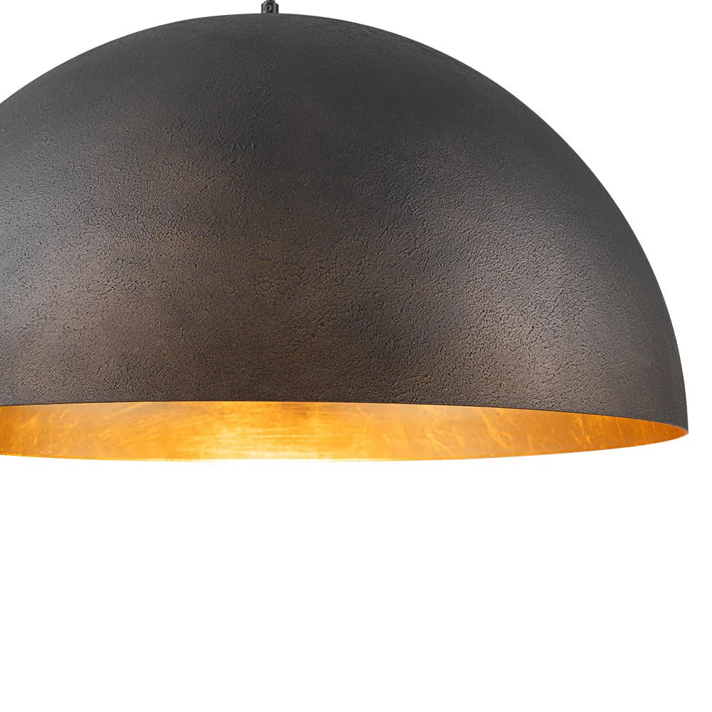 Industrial Oversized Large Metal Dome Pendant Light - Image 25