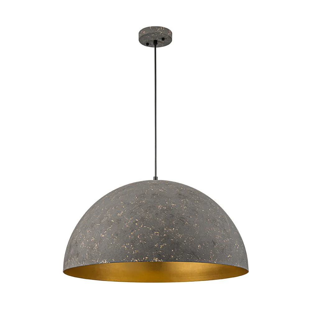 Industrial Oversized Large Metal Dome Pendant Light - Image 31