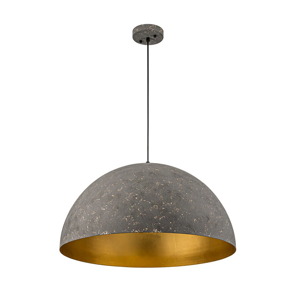 Industrial Oversized Large Metal Dome Pendant Light - Image 34